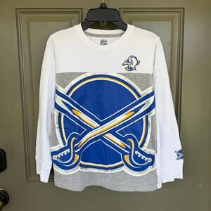 Buffalo Sabres NHL Youth Reverse Retro Long Sleeve Shirt Medium 10/12